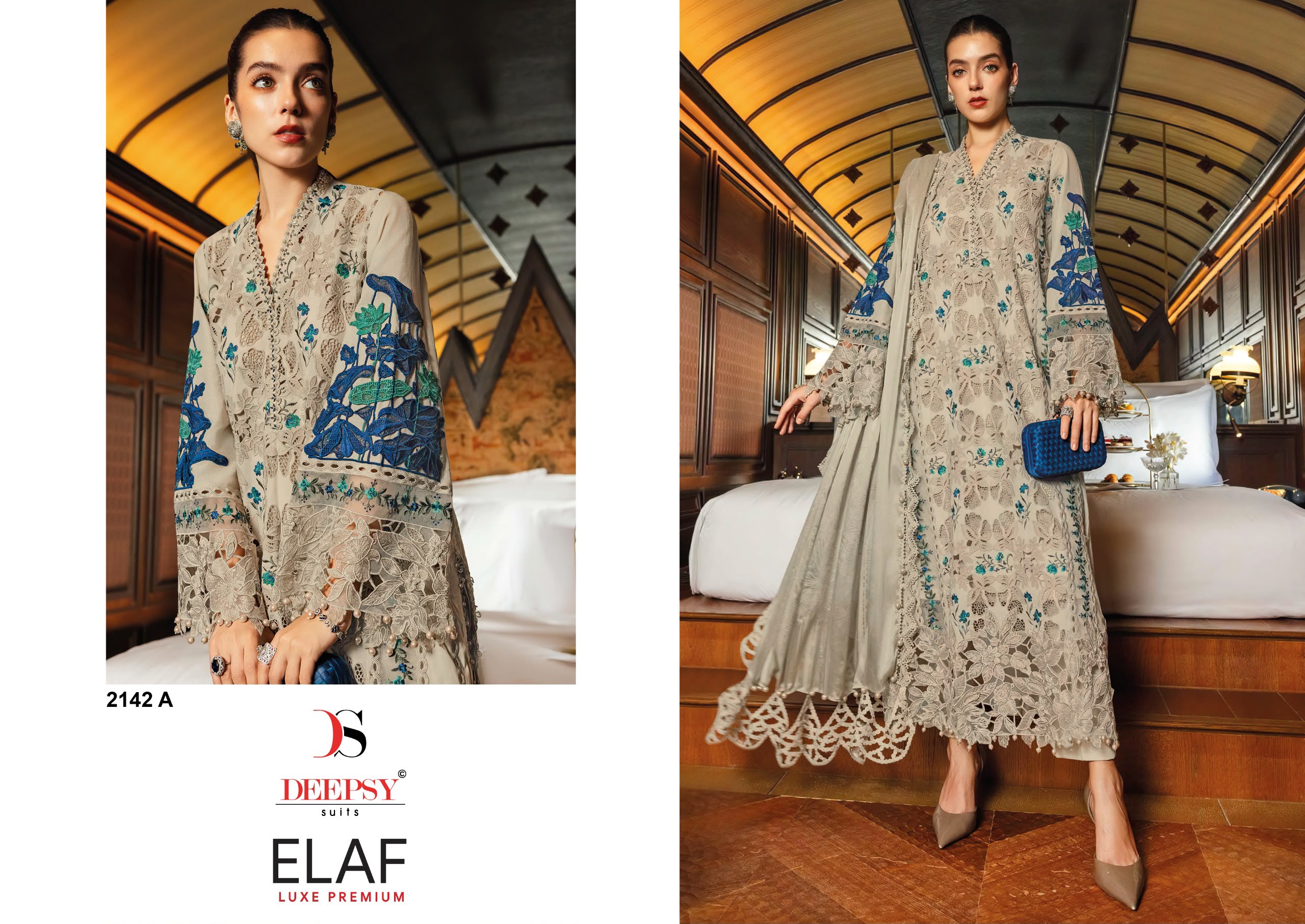 DEEPSY SUITS – Elaf 2142     Salwar Suit Wholesale Catalog Festival