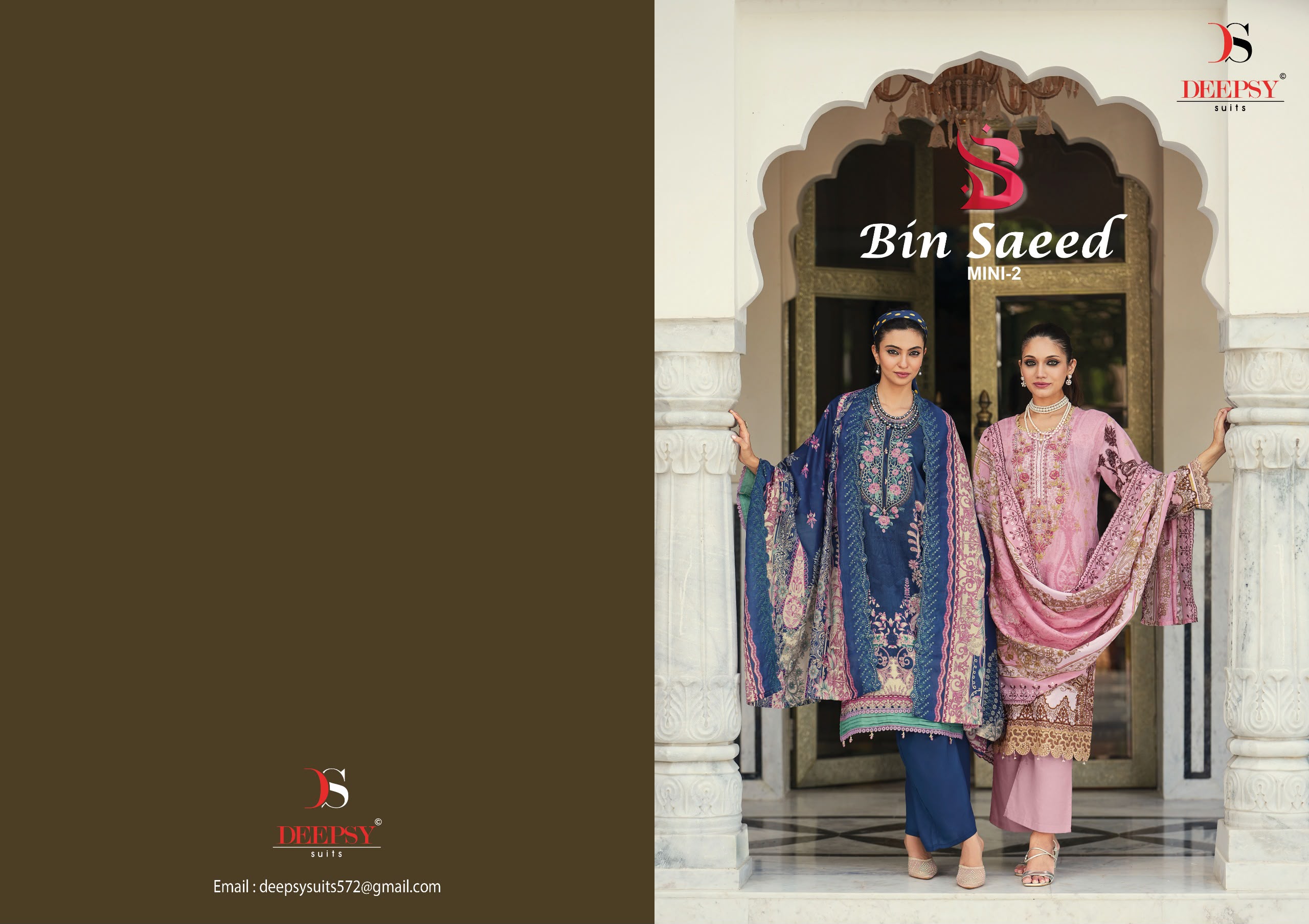 DEEPSY SUITS - Bin Saeed Mini 2 Ciffon Duptta DEEPSY SUITS – Bin Saeed Mini 2 Cotton Duptta Salwar Suit Wholesale Catalog Any Occasion