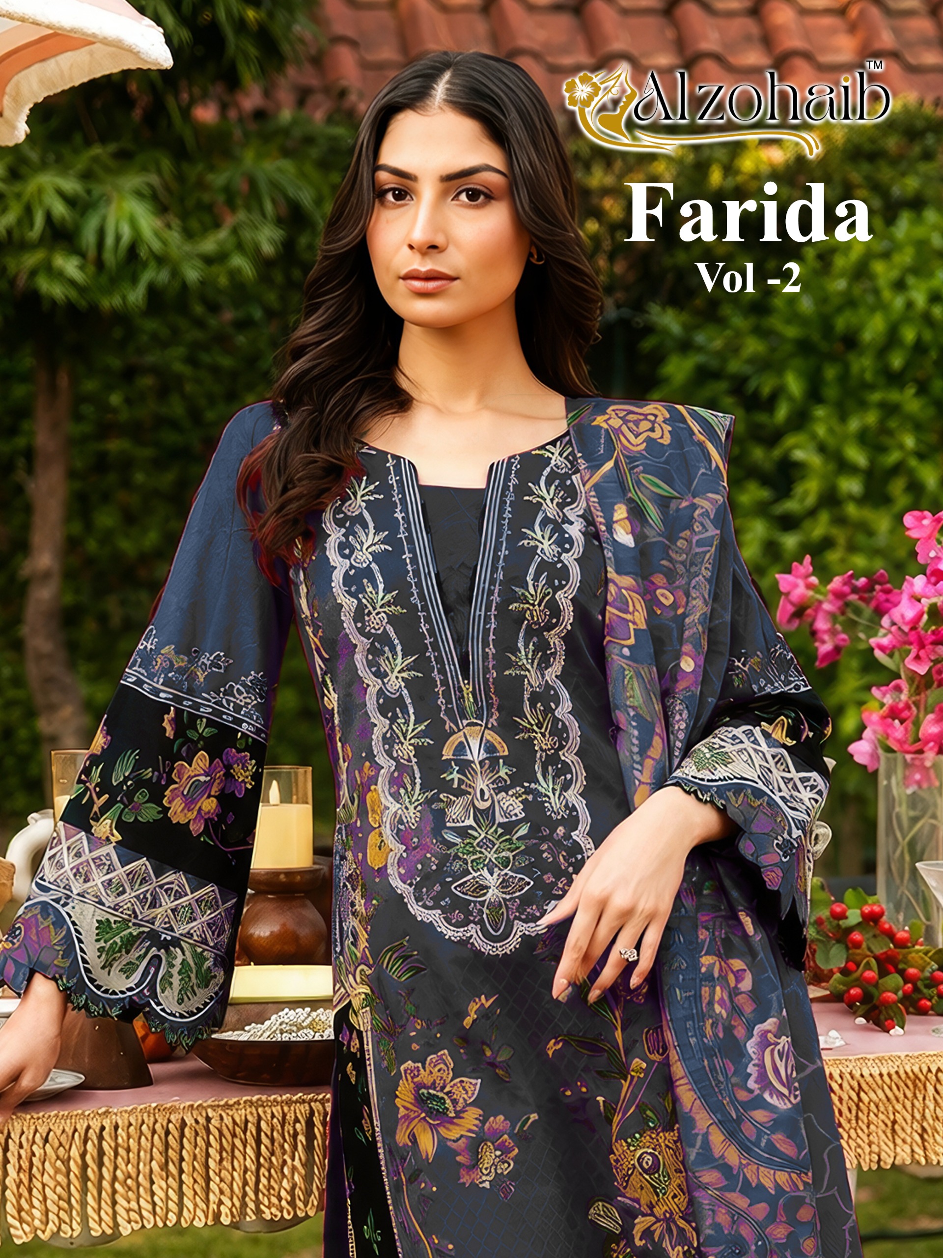 Al Zohaib – Farida Vol.2 Cotton Duptta     Salwar Suit Wholesale Catalog Any Occasion