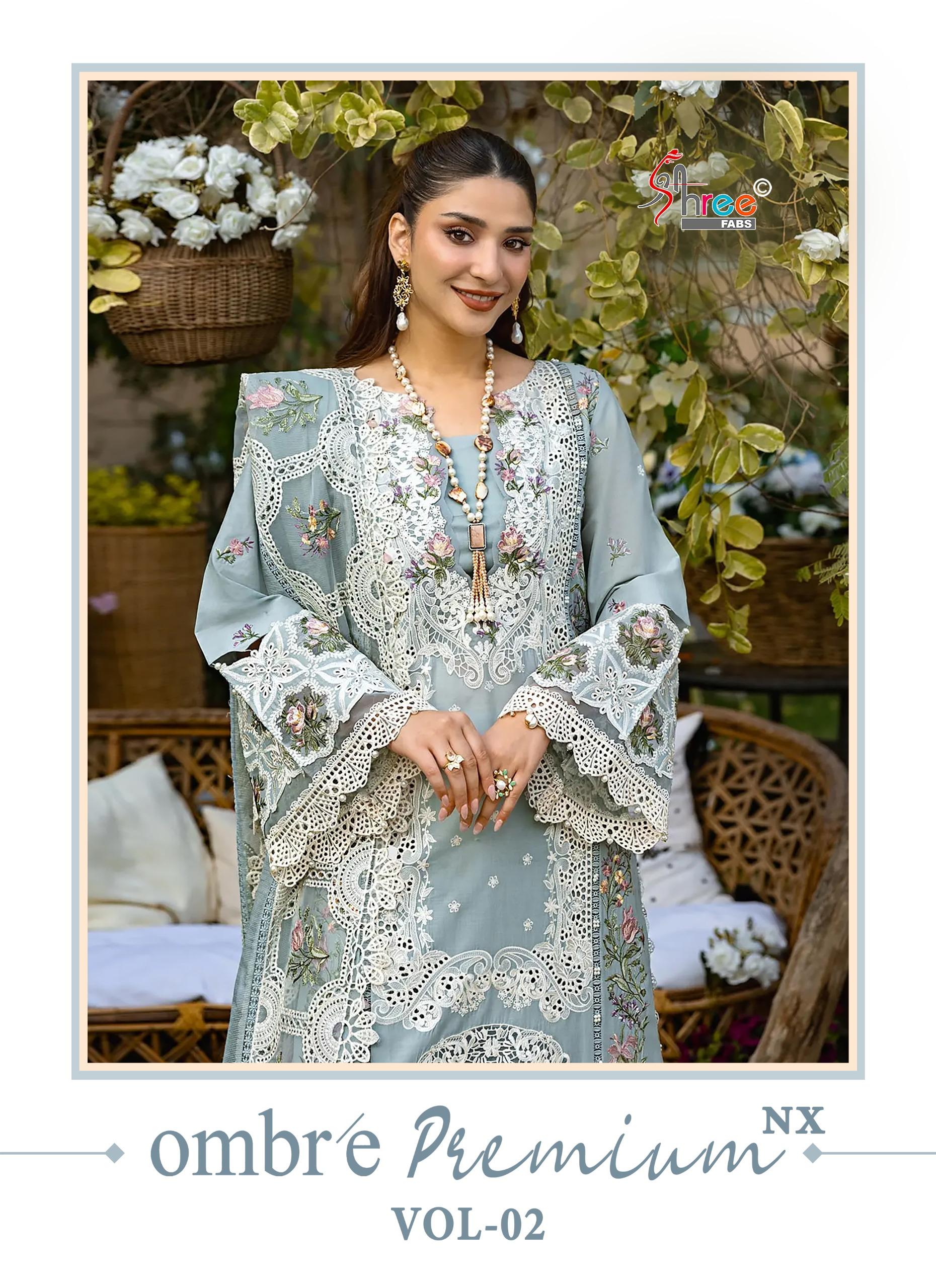 Shree Fab - Ombre Premium 2 Nx Shree Fab – Ombre Premium 2 Nx Salwar Suit Wholesale Catalog Festival