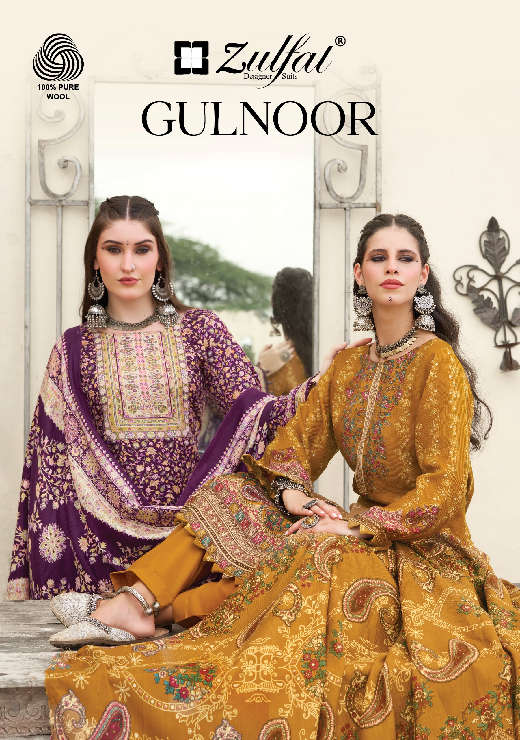 Zulfat Designer Suits – Gulnoor