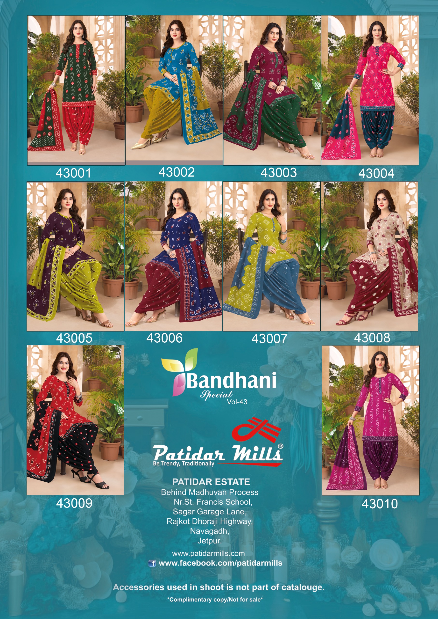Patidar Mills – Bandhani Vol.43