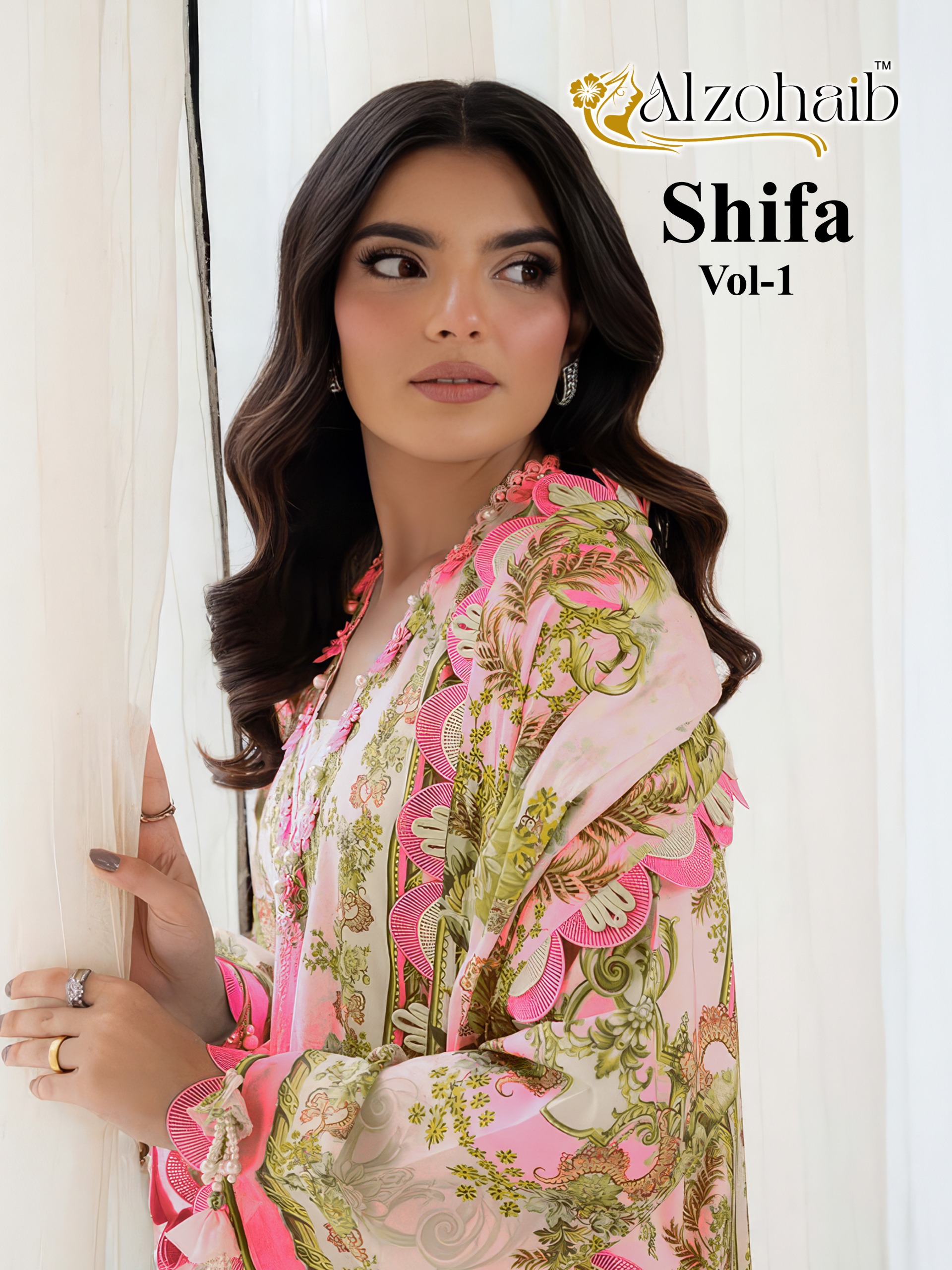 Al Zohaib - Shifa vol.1 Ciffon Duptta Al Zohaib – Shifa Vol.1 Cotton Duptta Salwar Suit Wholesale Catalog Any Occasion