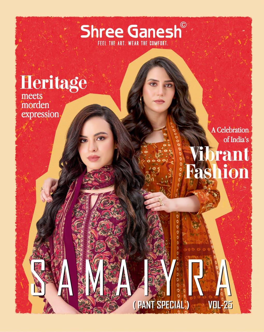 Shree Ganesh - Samaiyra Vol.25 Shree Ganesh – Samaiyra Vol.25 Cotton Printed Wholesale Catalog Cotton Print