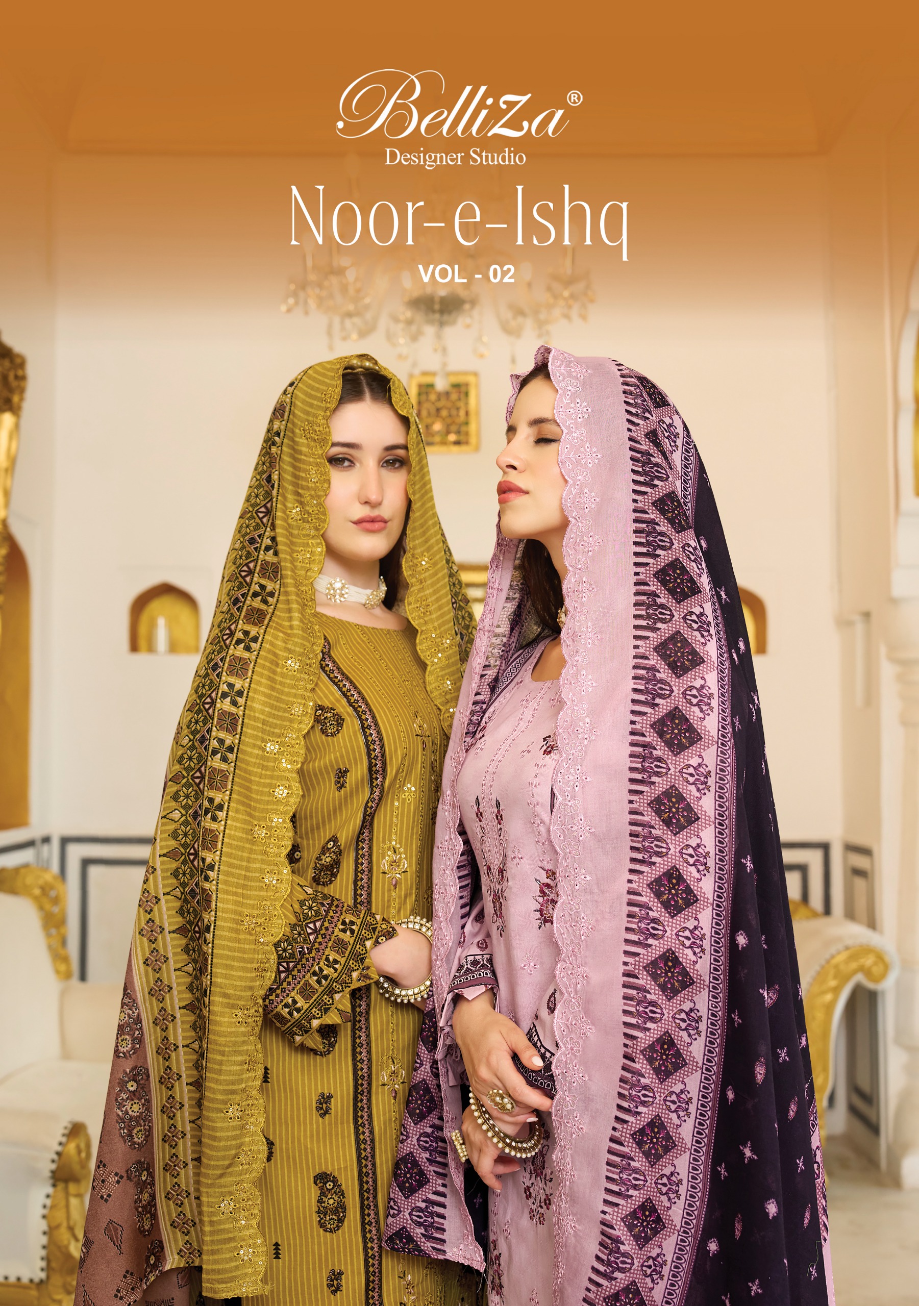 BelliZa DesigNer StuDio - Noor e ishq vol.2 BelliZa DesigNer StuDio – Noor E Ishq Vol.2 Salwar Suit Wholesale Catalog Diwali