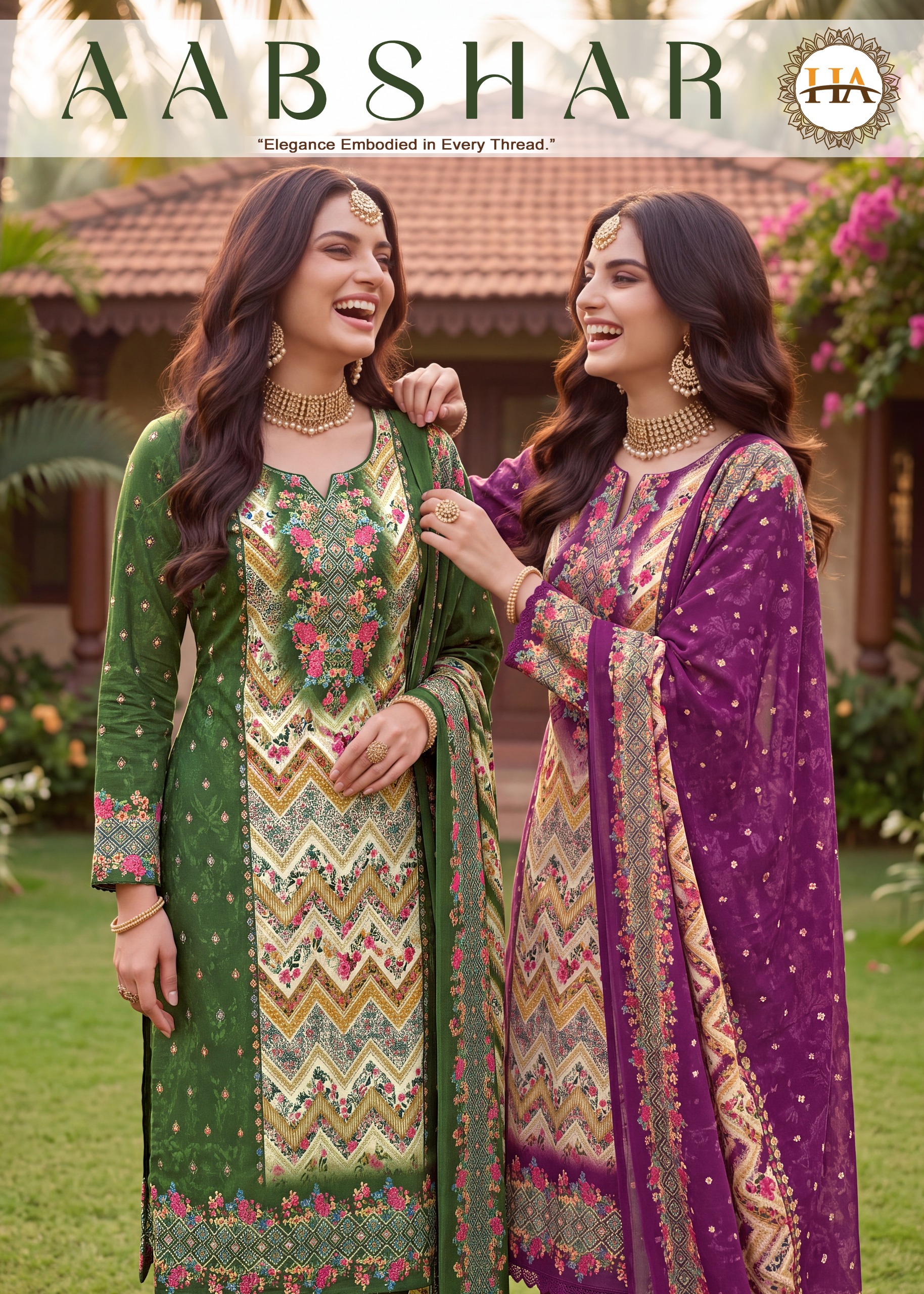 Harshit fashion - Aabshar Harshit Fashion – Aabshar Salwar Suit Wholesale Catalog Festival