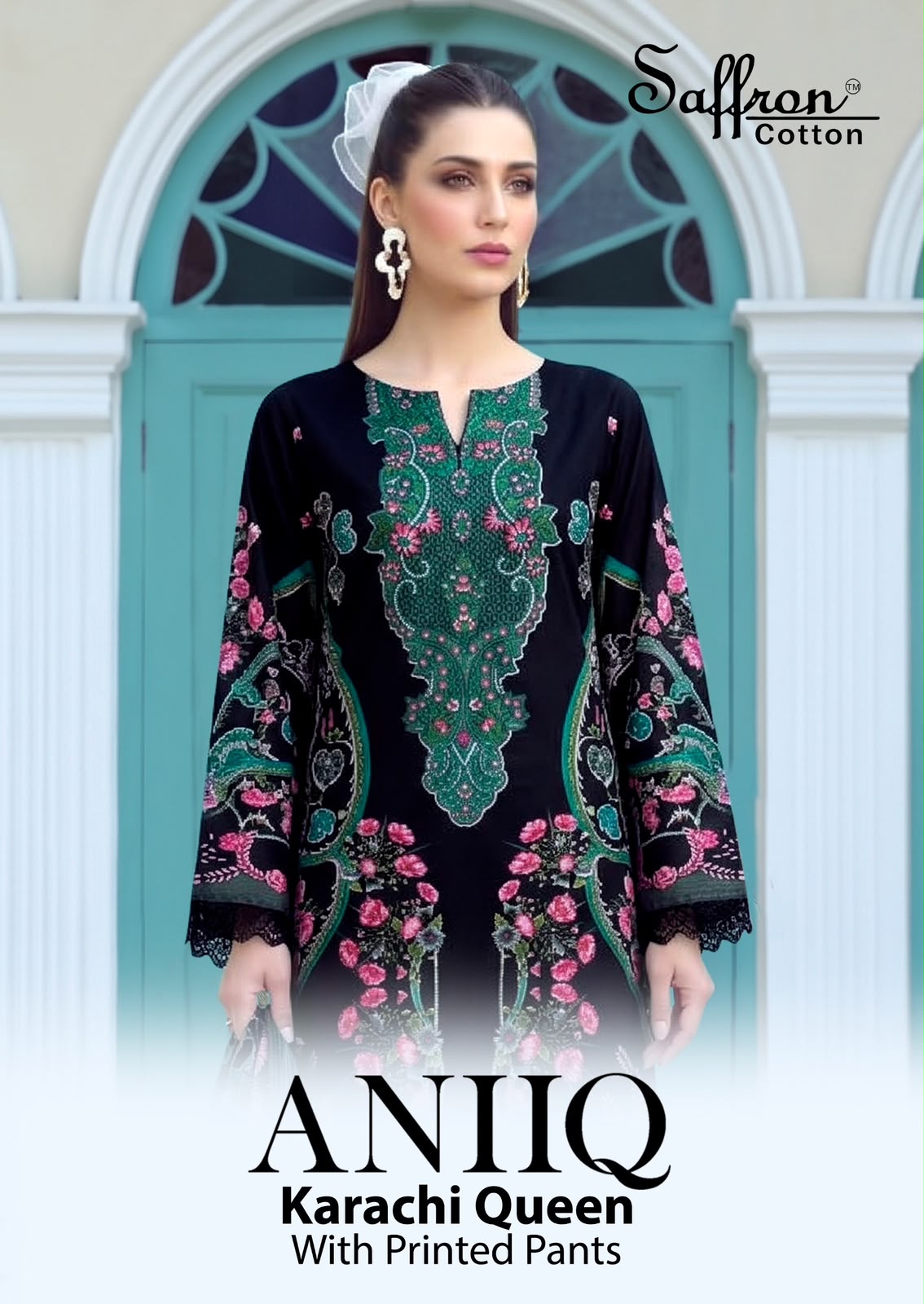 Saffron Cotton - Aniq Saffron Cotton – Aniq Salwar Suit Wholesale Catalog Regular Wear