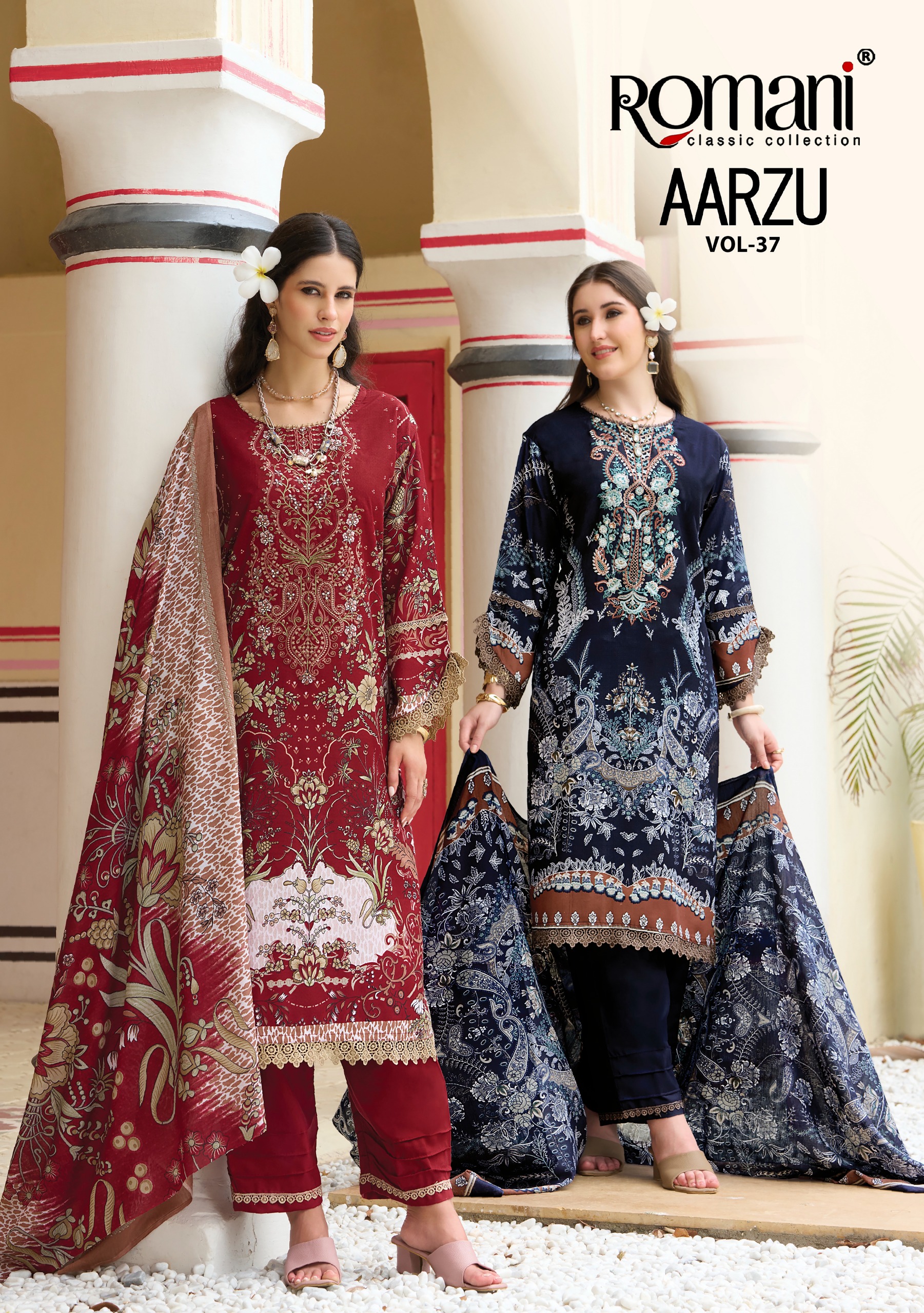 Romani - Aarzu Vol.37 Romani – Aarzu Vol.37 Salwar Suit Wholesale Catalog Any Occasion