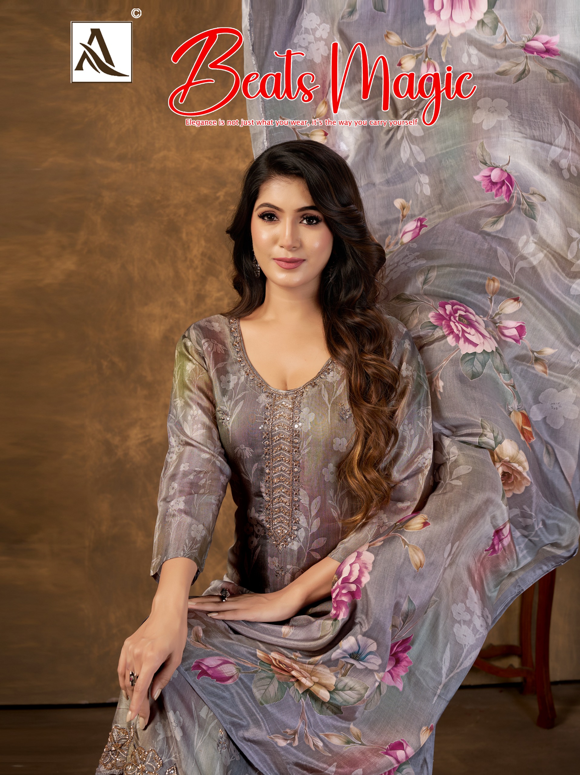 Alok Suit – Beats Magic     Salwar Suit Wholesale Catalog Diwali