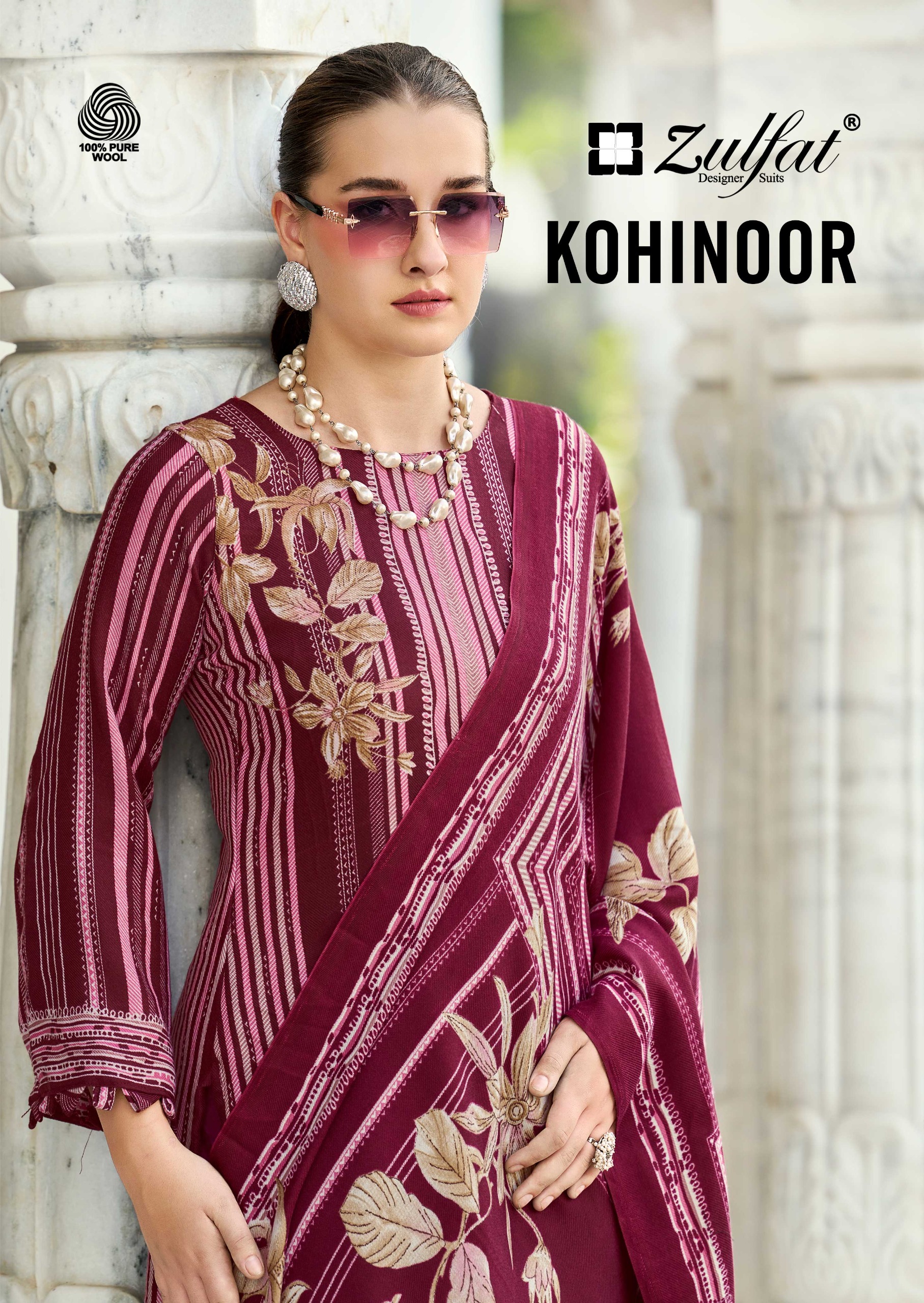 Zulfat Designer Suits- Kohinoor Zulfat Designer Suits- Kohinoor