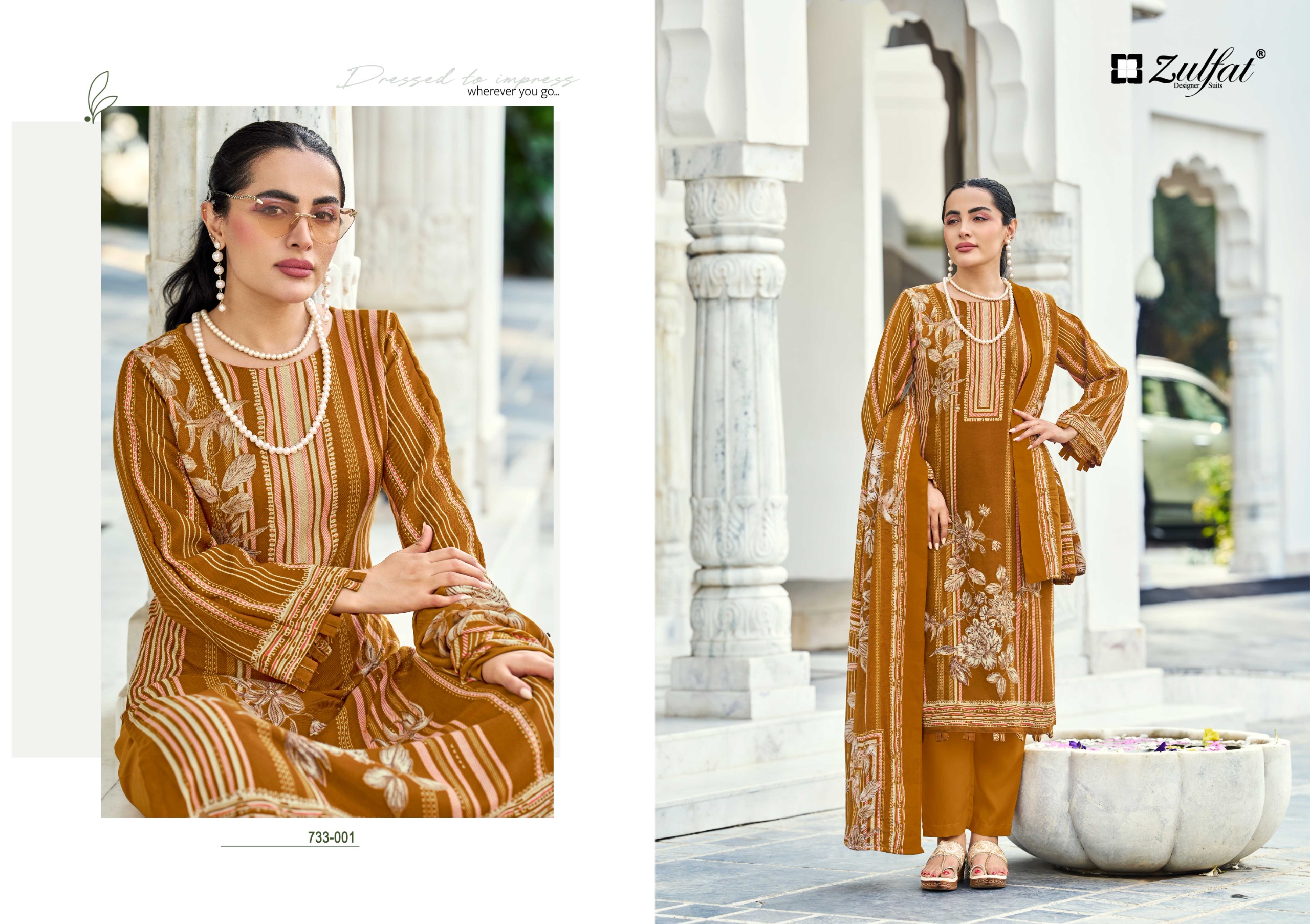 Zulfat Designer Suits- Kohinoor