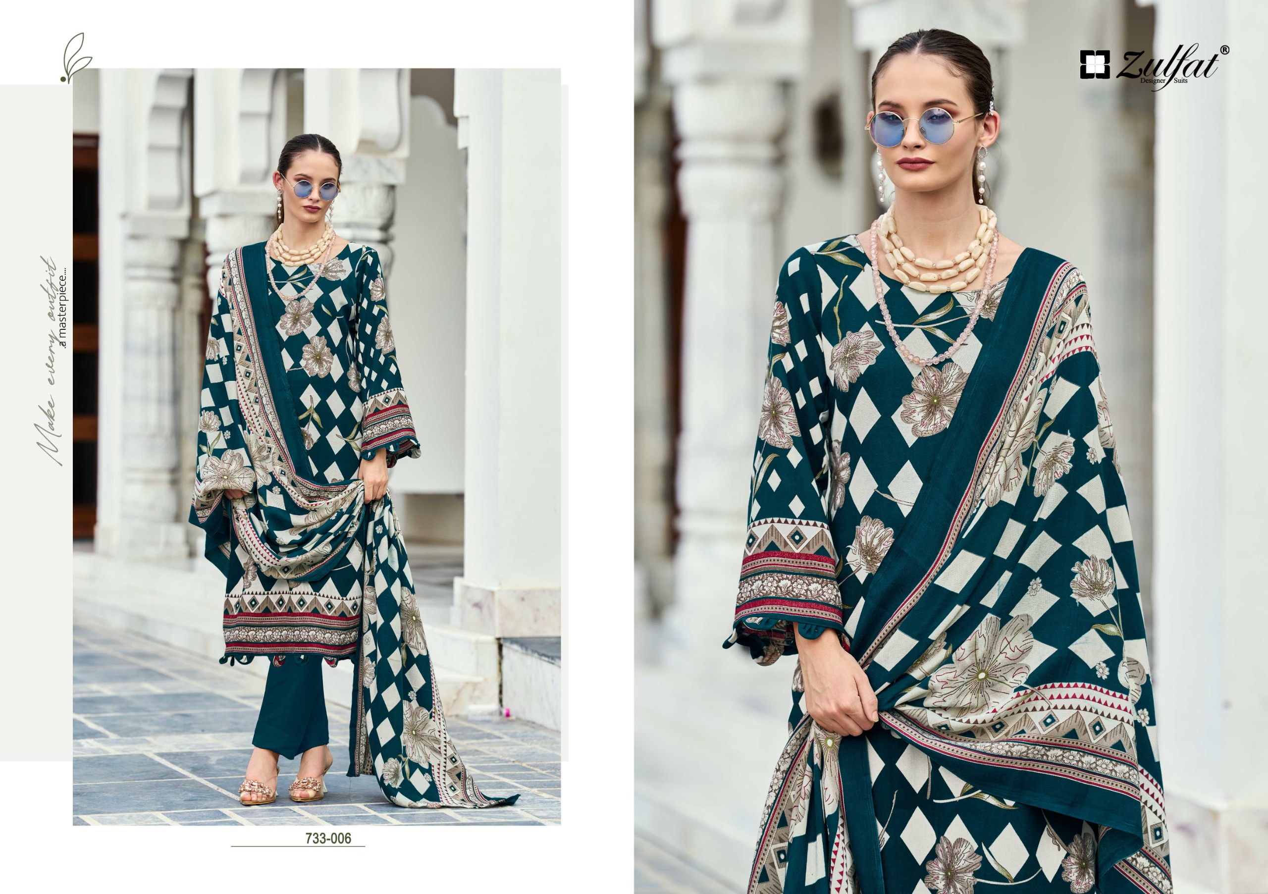 Zulfat Designer Suits- Kohinoor