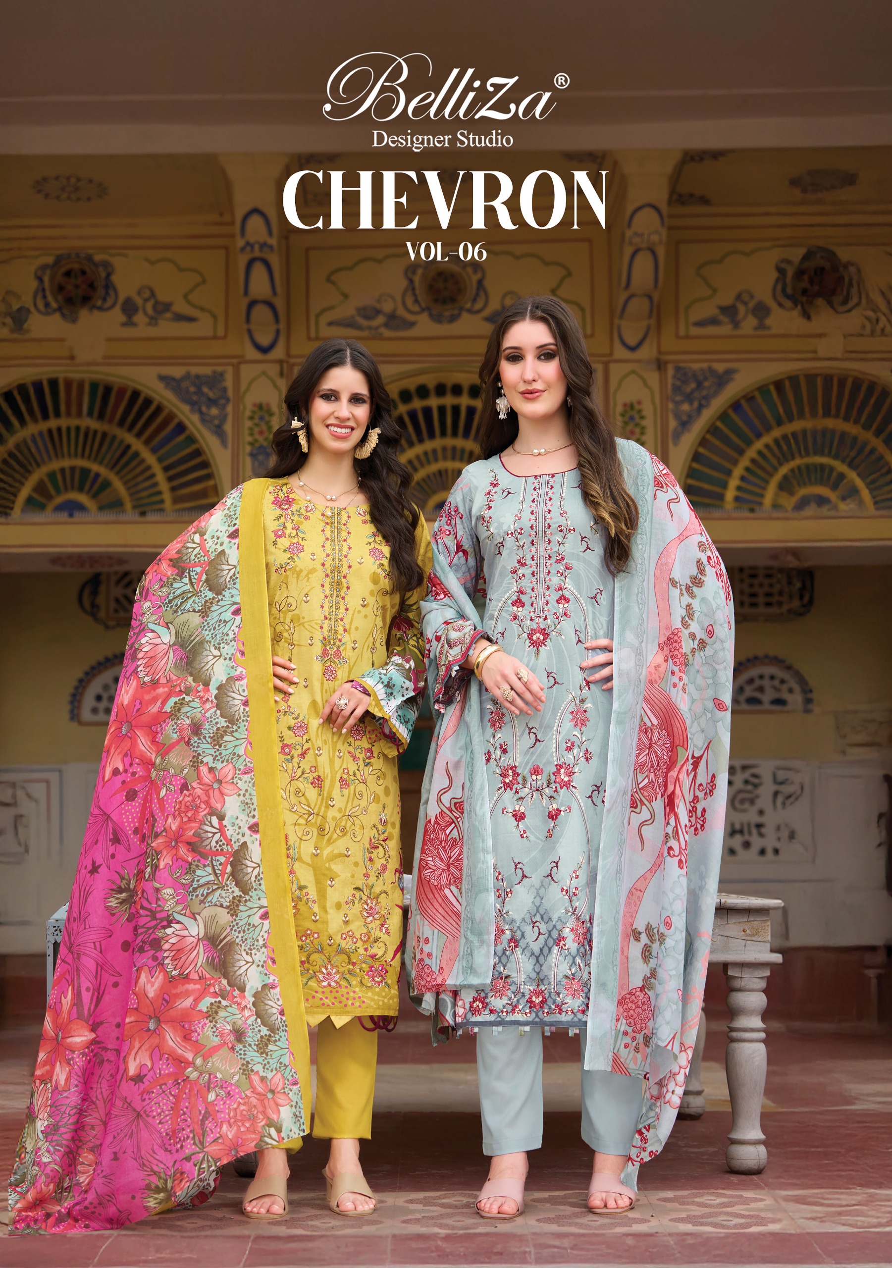BelliZa DesigNer StuDio – Chevron Vol.6     Salwar Suit Wholesale Catalog Any Occasion