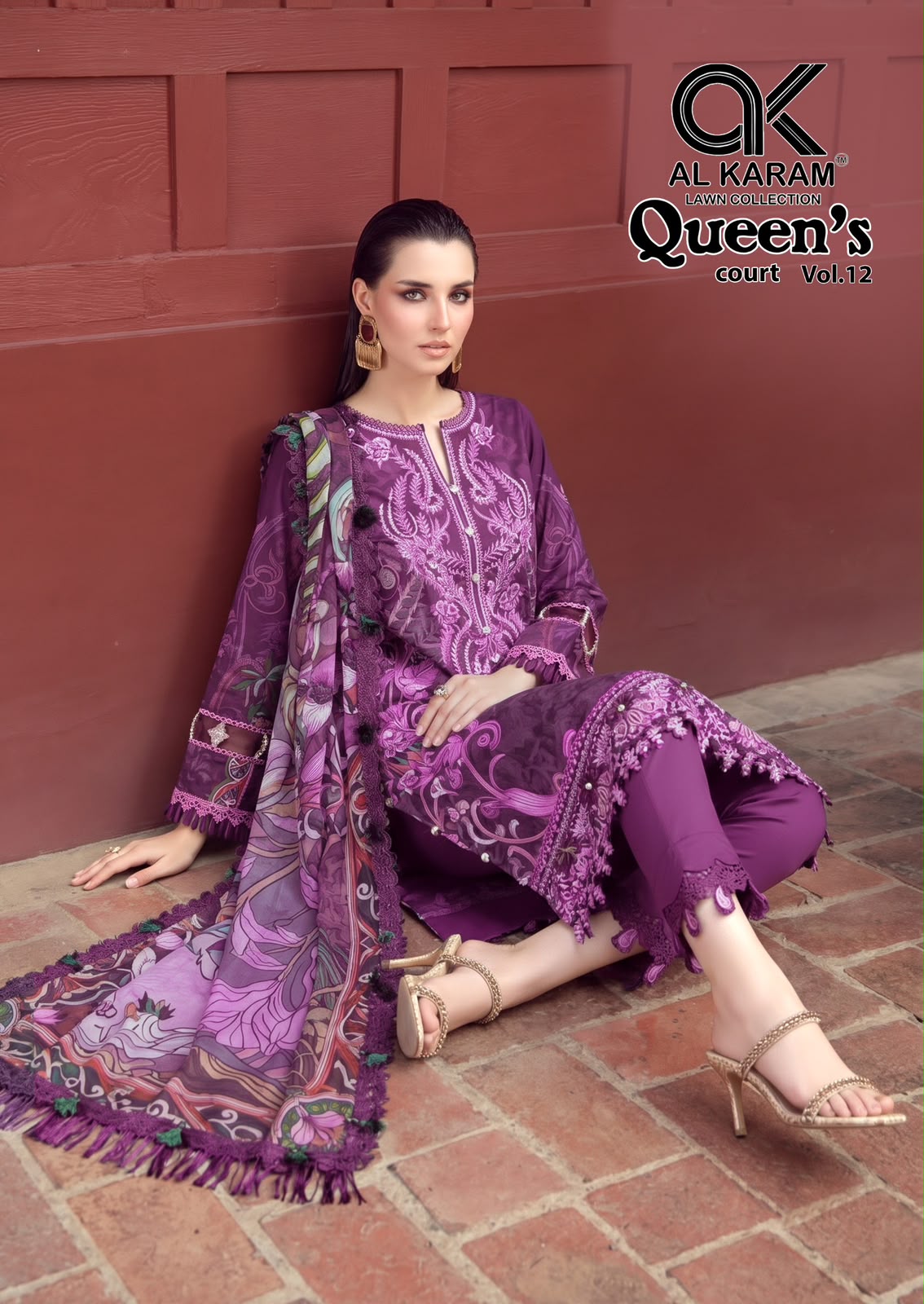 Al Karam - Queen Court Vol.12 Al Karam – Queen Court Vol.12 Salwar Suit Wholesale Catalog Any Occasion