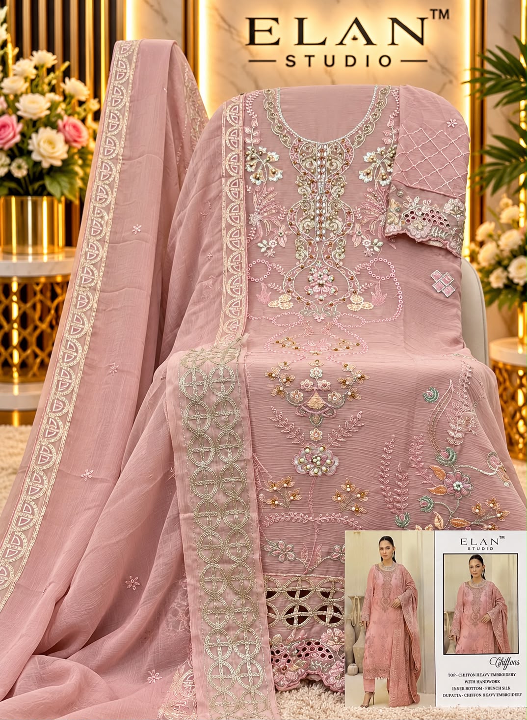 Elan Studio - D.No.70 Elan Studio – D.No.70 Salwar Suit Wholesale Catalog Festival