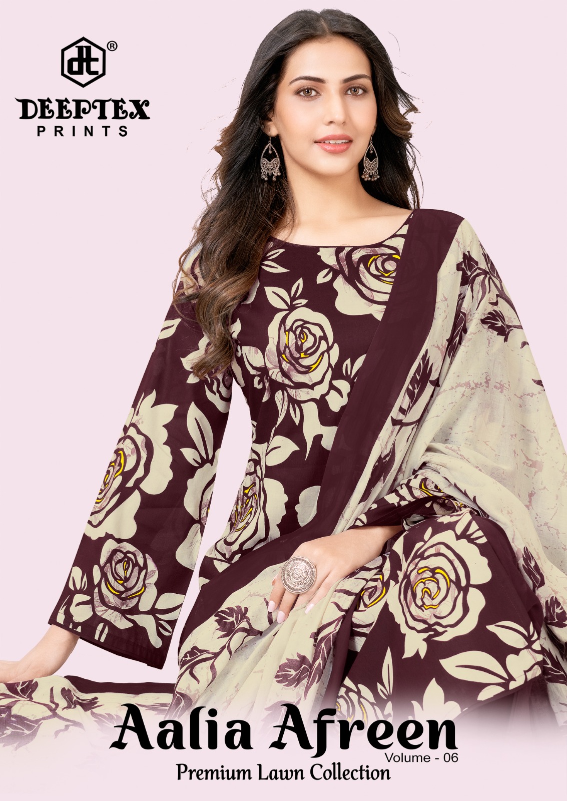 Deeptex Print – Aalia Afreen Vol.6     Cotton Printed Wholesale Catalog Any Occasion