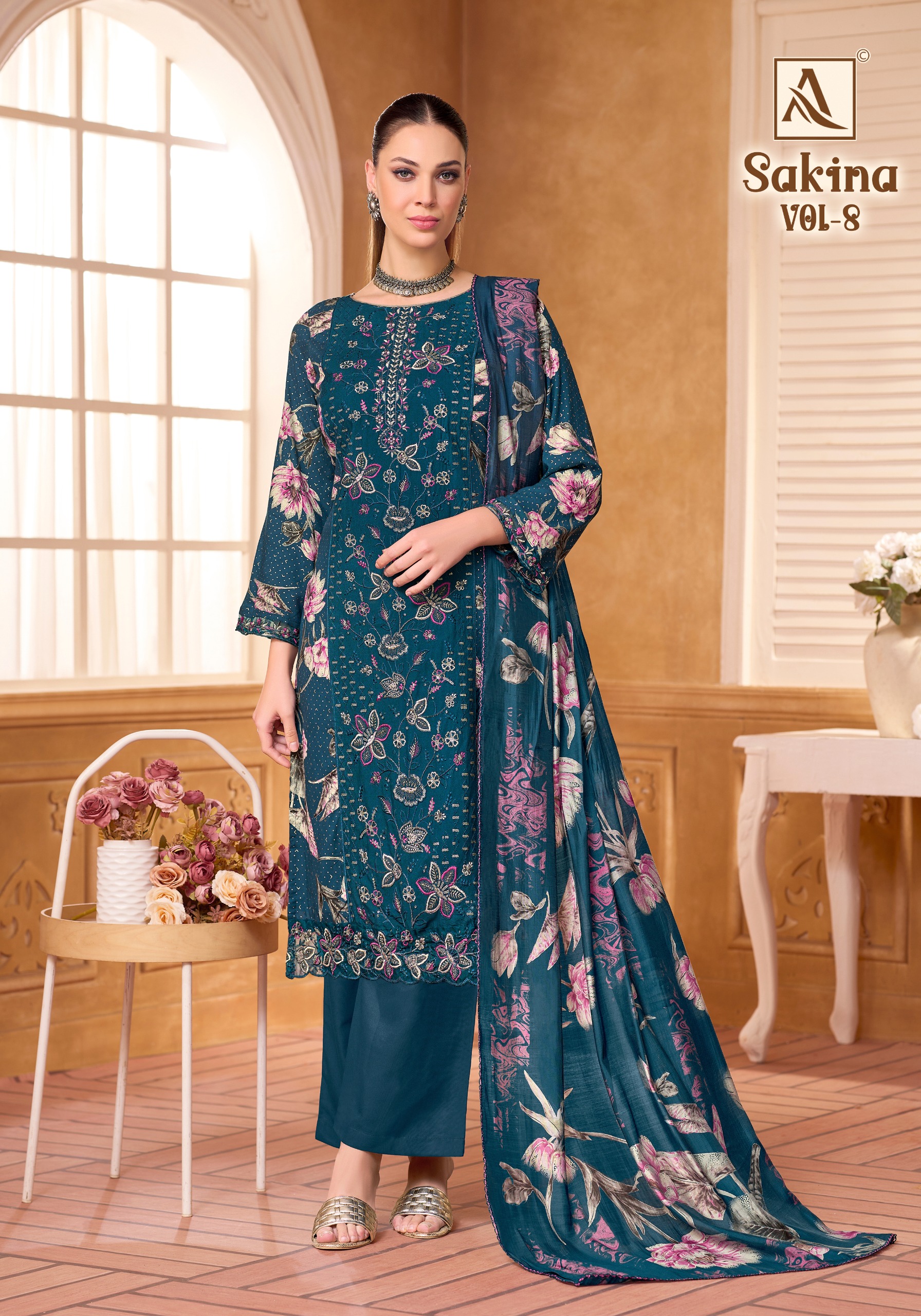 Alok Suit – Sakina Vol.8