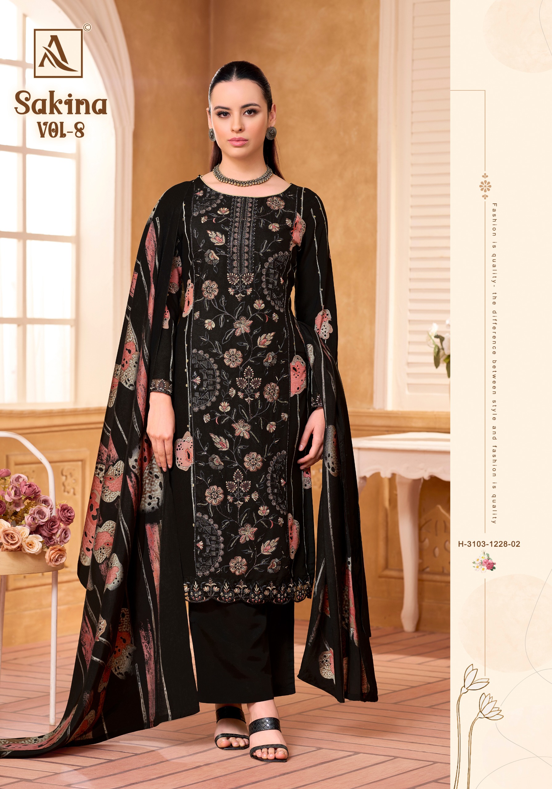 Alok Suit – Sakina Vol.8