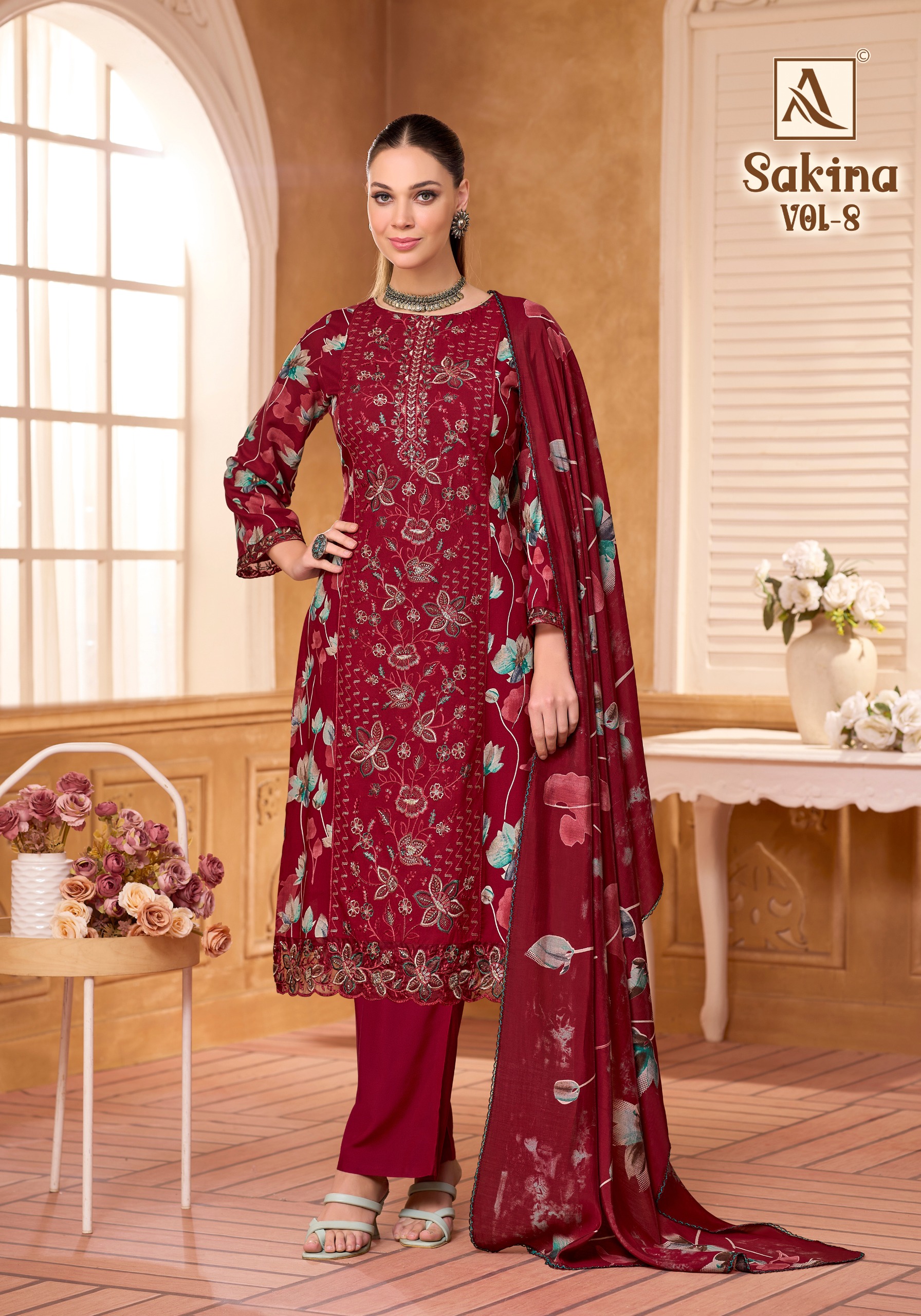 Alok Suit – Sakina Vol.8