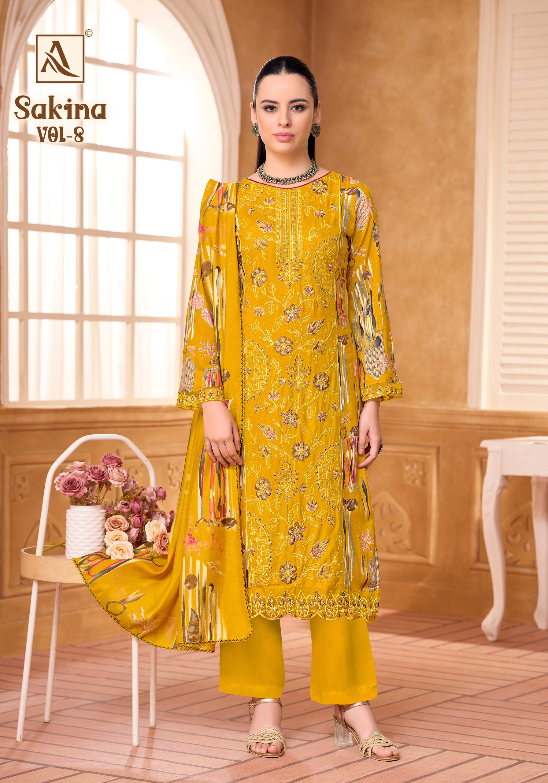 Alok Suit – Sakina Vol.8
