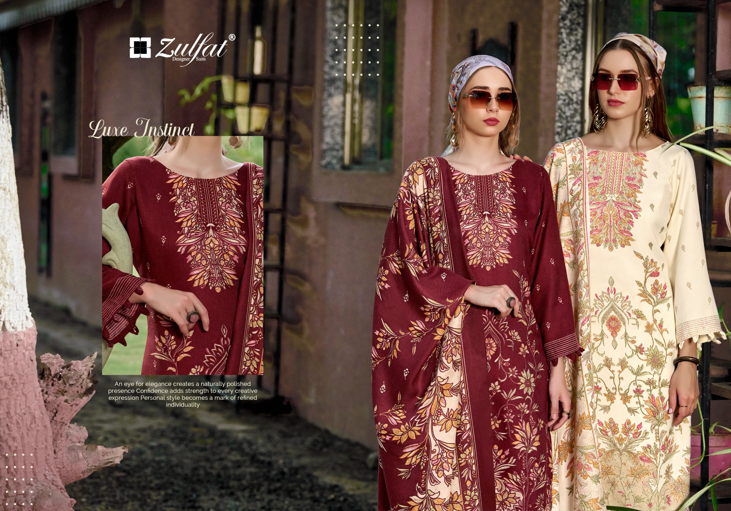 Zulfat Designer Suits - Shahinoor Zulfat Designer Suits – Shahinoor