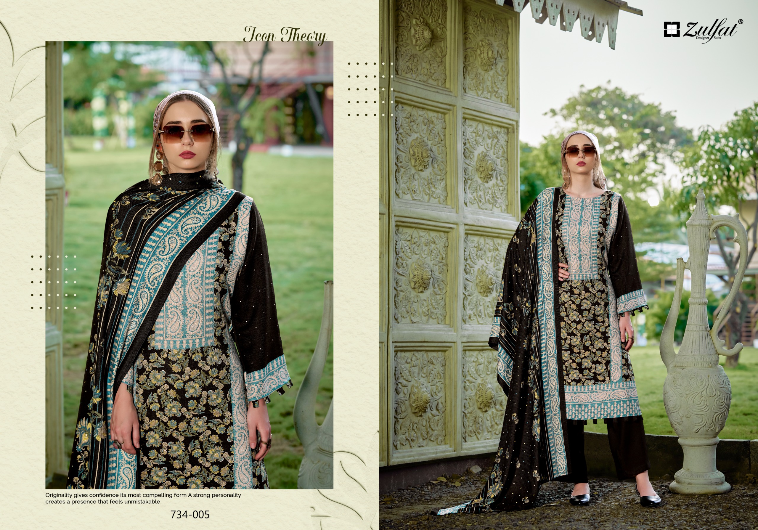 Zulfat Designer Suits - Shahinoor Zulfat Designer Suits – Shahinoor
