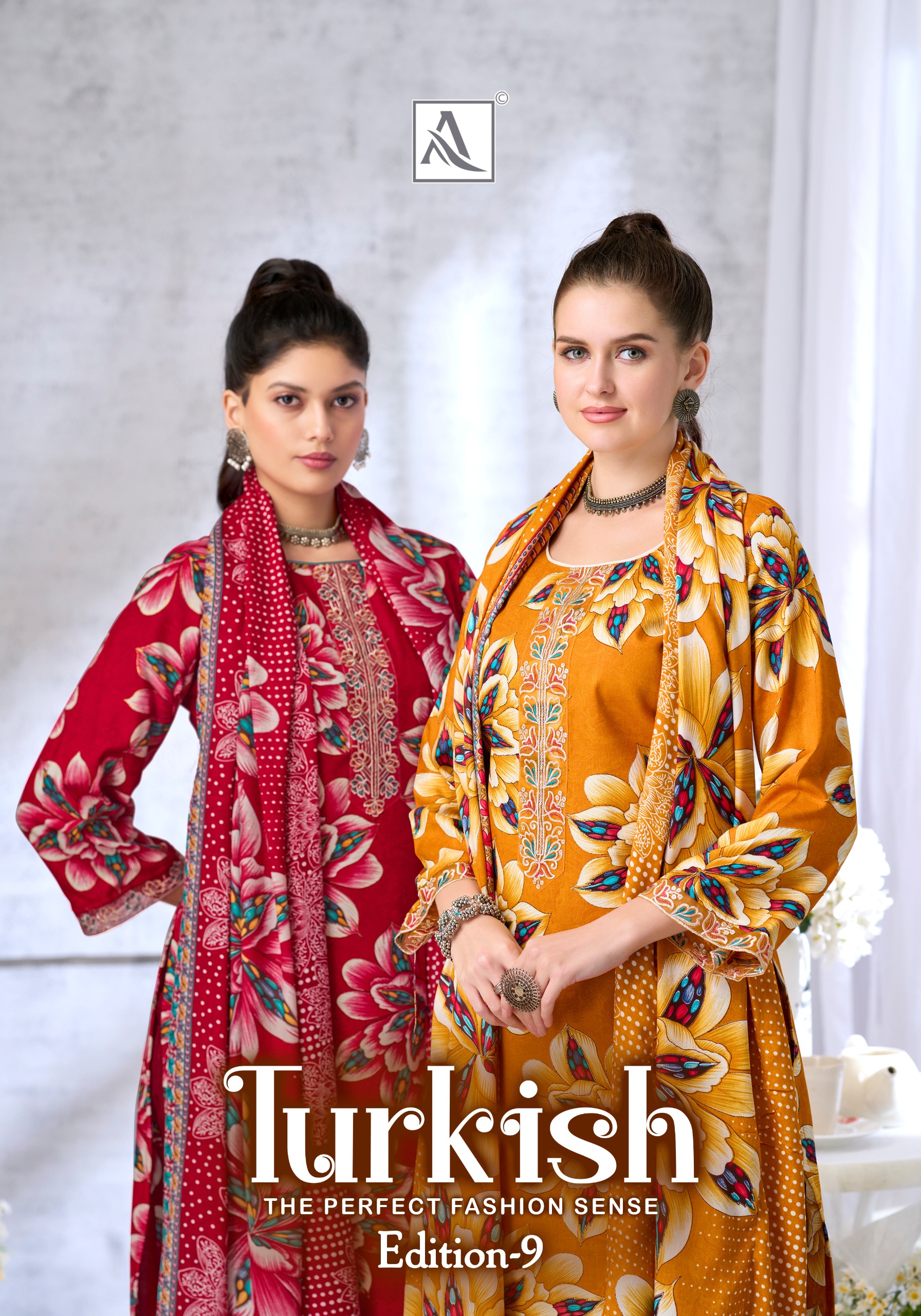 Alok Suit - Turkish Vol.9 Alok Suit – Turkish Vol.9 Salwar Suit Wholesale Catalog Any Occasion