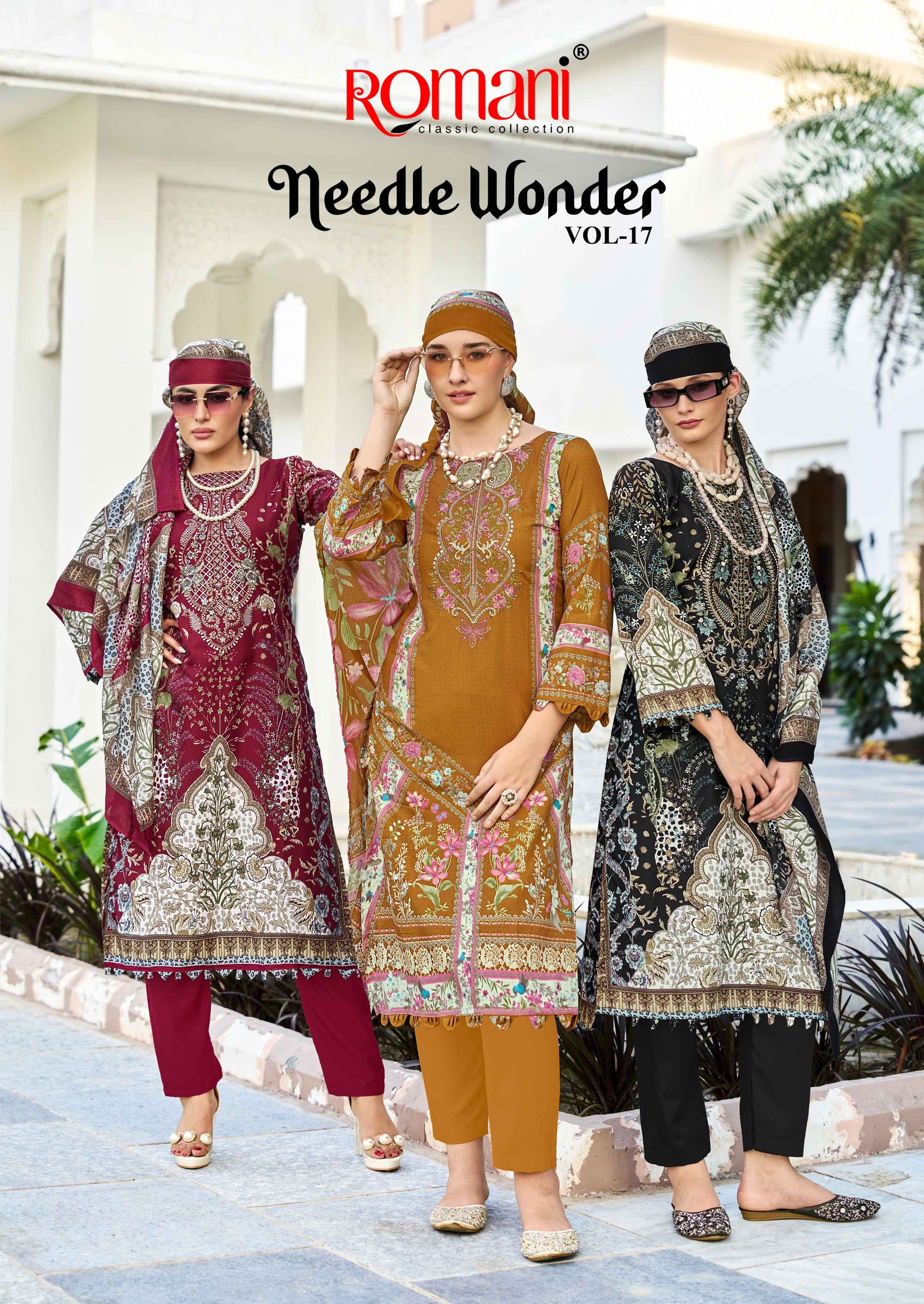 Romani - Needle Wonder 17 Romani – Needle Wonder 17 Salwar Suit Wholesale Catalog Any Occasion
