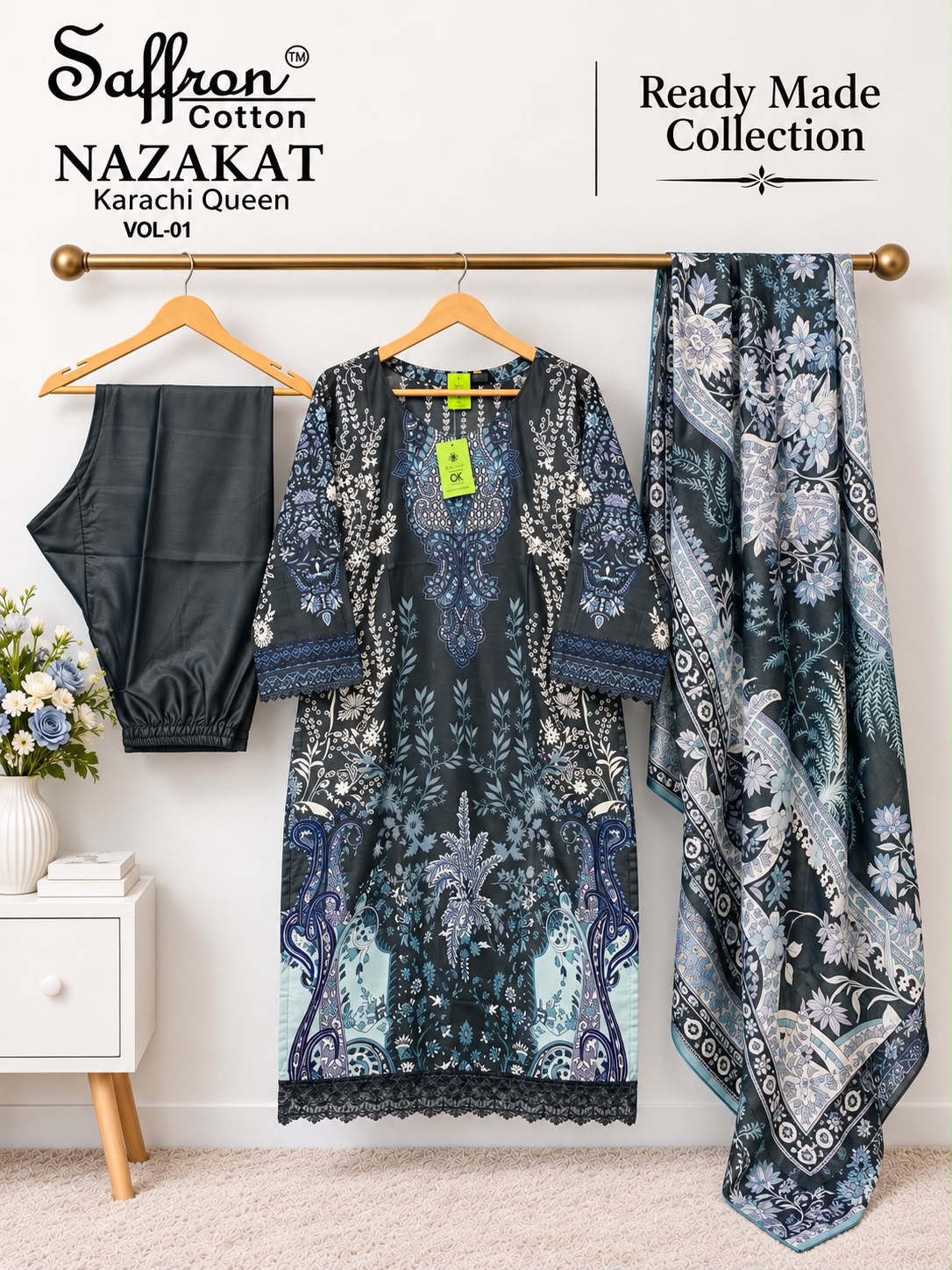 Saffron Cotton - Nazakat Vol.1 Saffron Cotton – Nazakat Vol.1