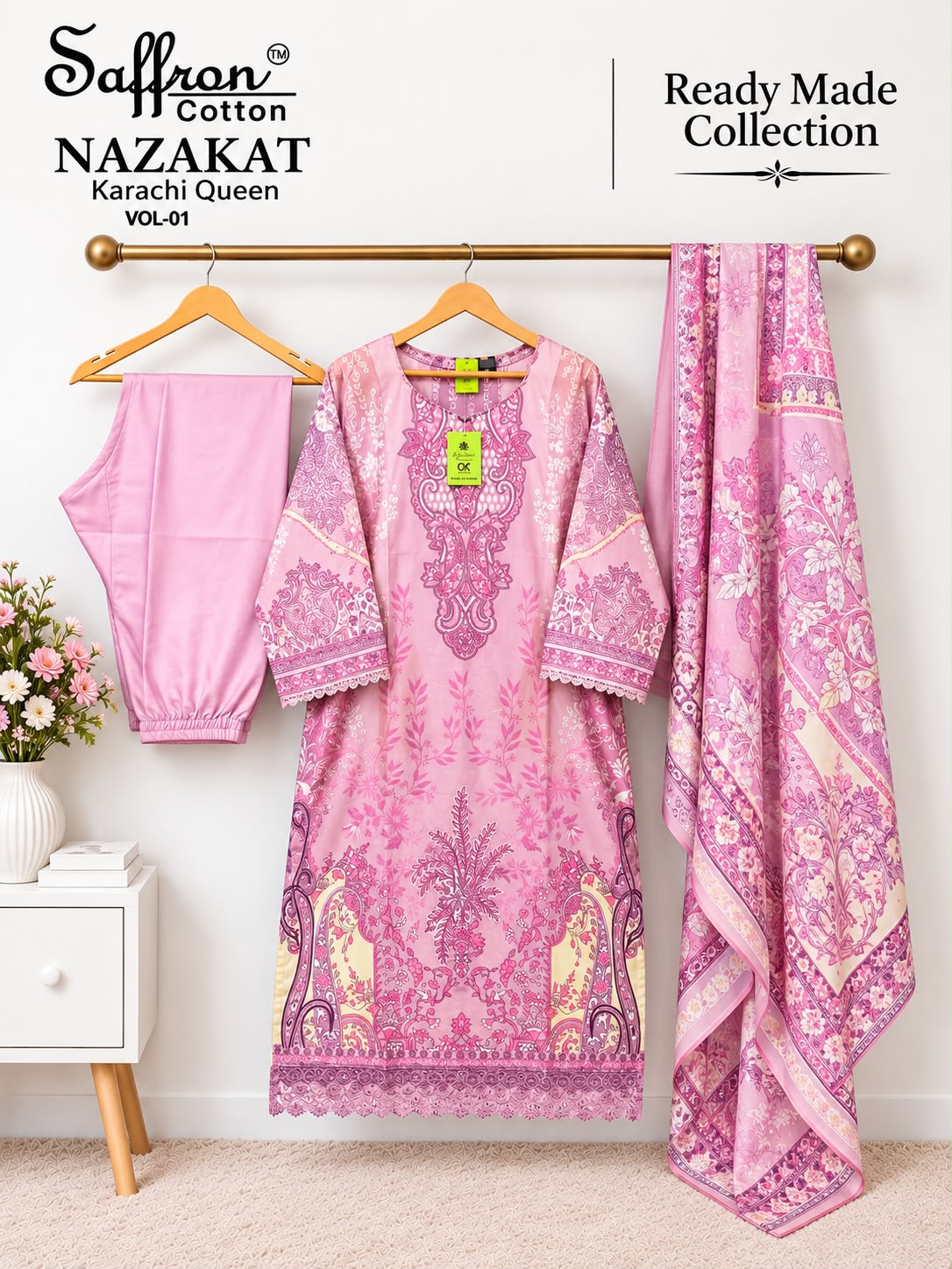 Saffron Cotton - Nazakat Vol.1 Saffron Cotton – Nazakat Vol.1