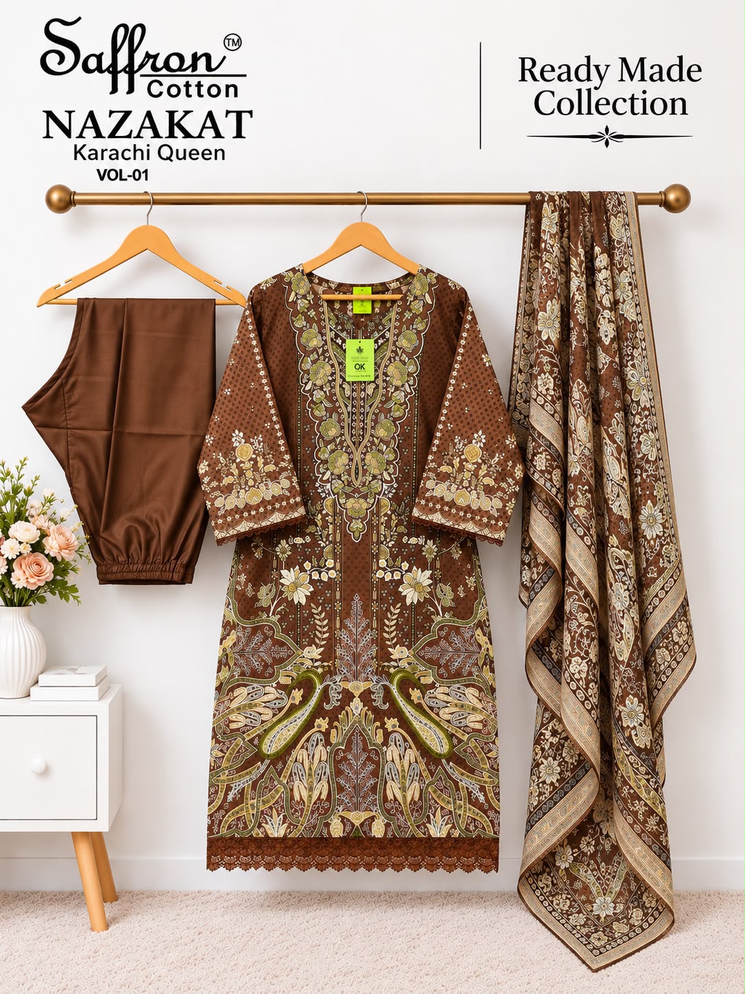 Saffron Cotton - Nazakat Vol.1 Saffron Cotton – Nazakat Vol.1