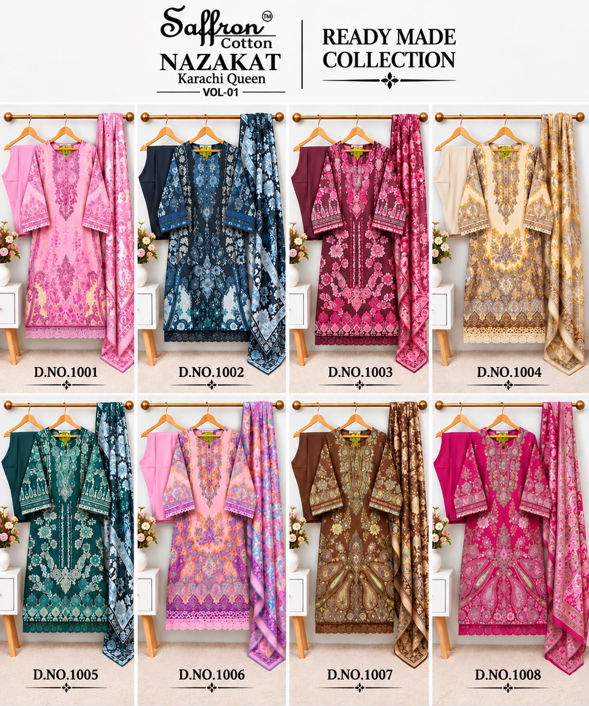 Saffron Cotton - Nazakat Vol.1 Saffron Cotton – Nazakat Vol.1