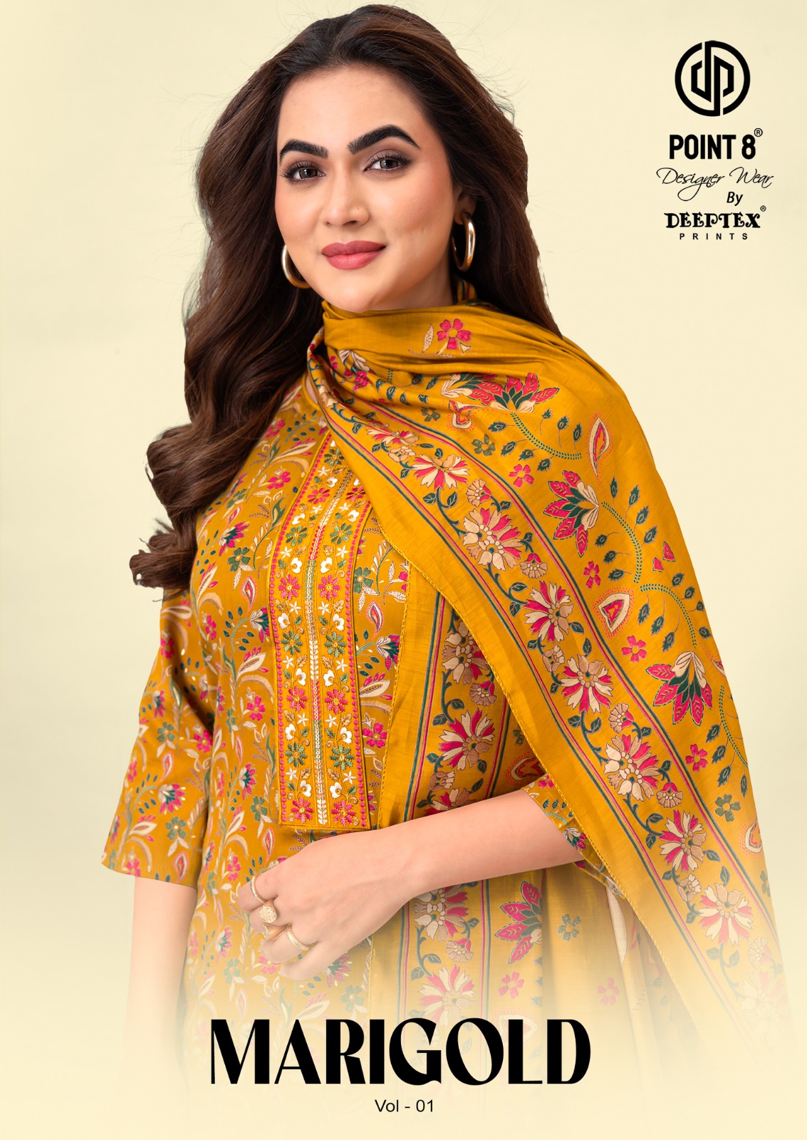 Deeptex Print – Marigold Vol.1     Readymade,Salwar Suit Wholesale Catalog Diwali