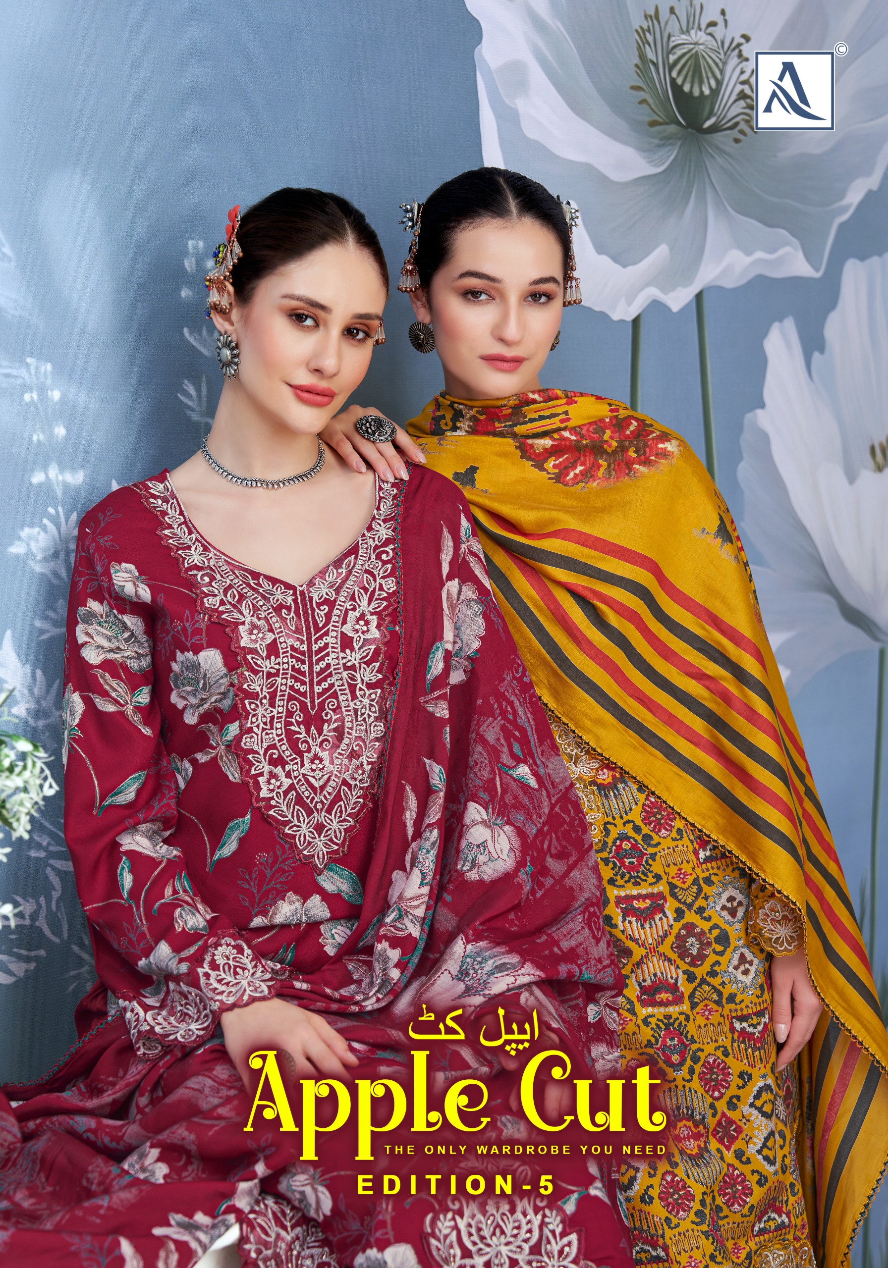 Alok Suit – Apple Cut Vol.5     Salwar Suit Wholesale Catalog Any Occasion